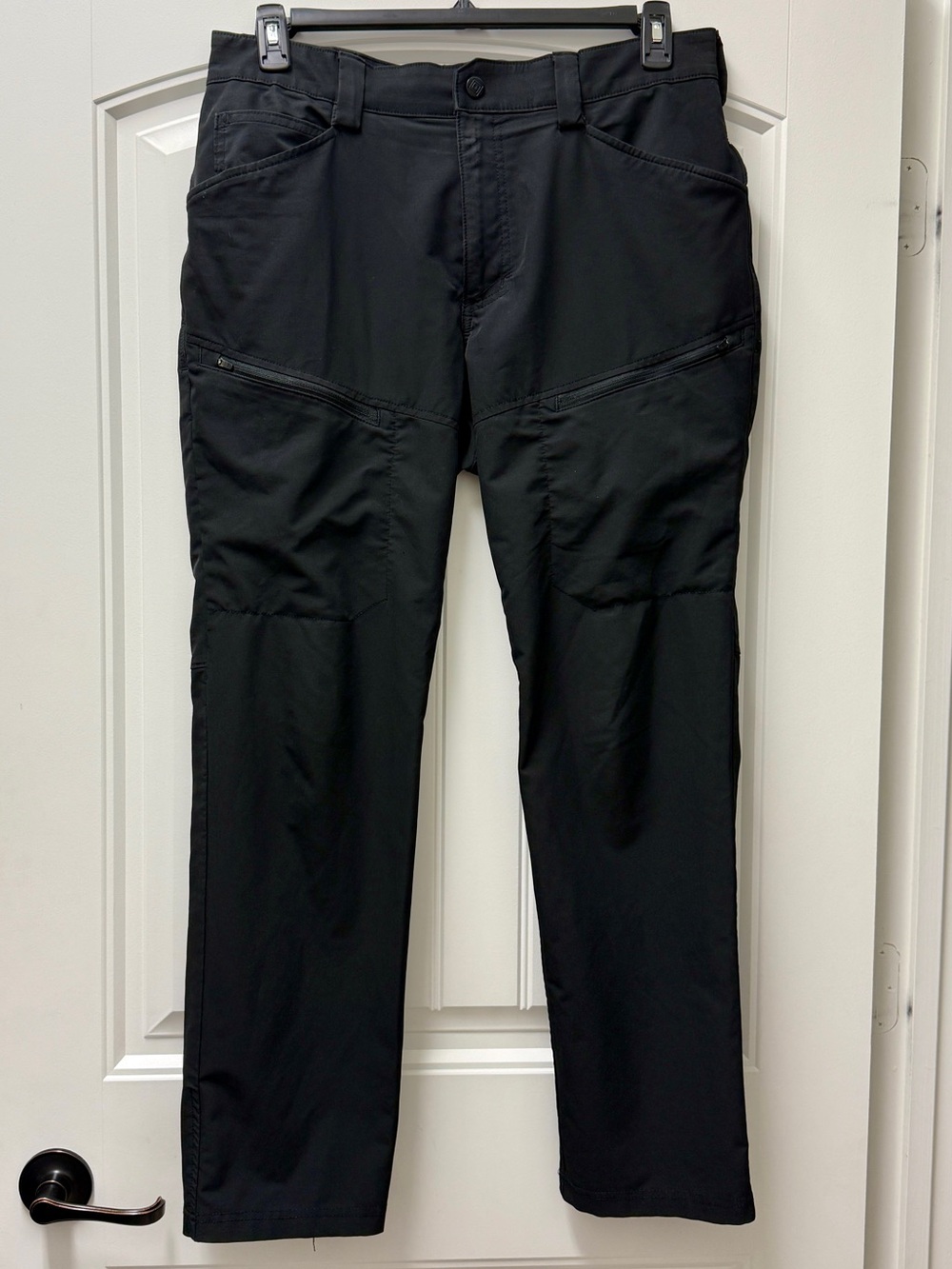 5.11 Tactical Men’s 34x30 Black Apex Utility Cargo Pants Zipper Thigh Pockets